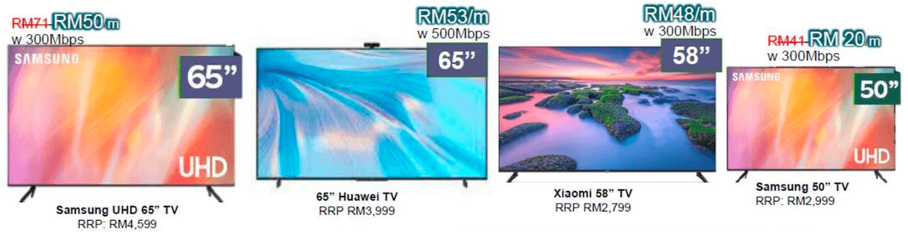 Maxis Samsung TV